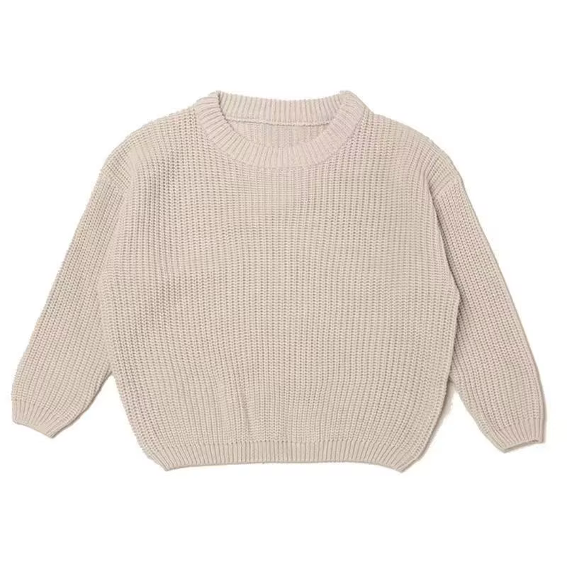 Pulls personnalisés avec nom brodé à la main pour enfants, pull en tricot pour bébé, monogramme pers
