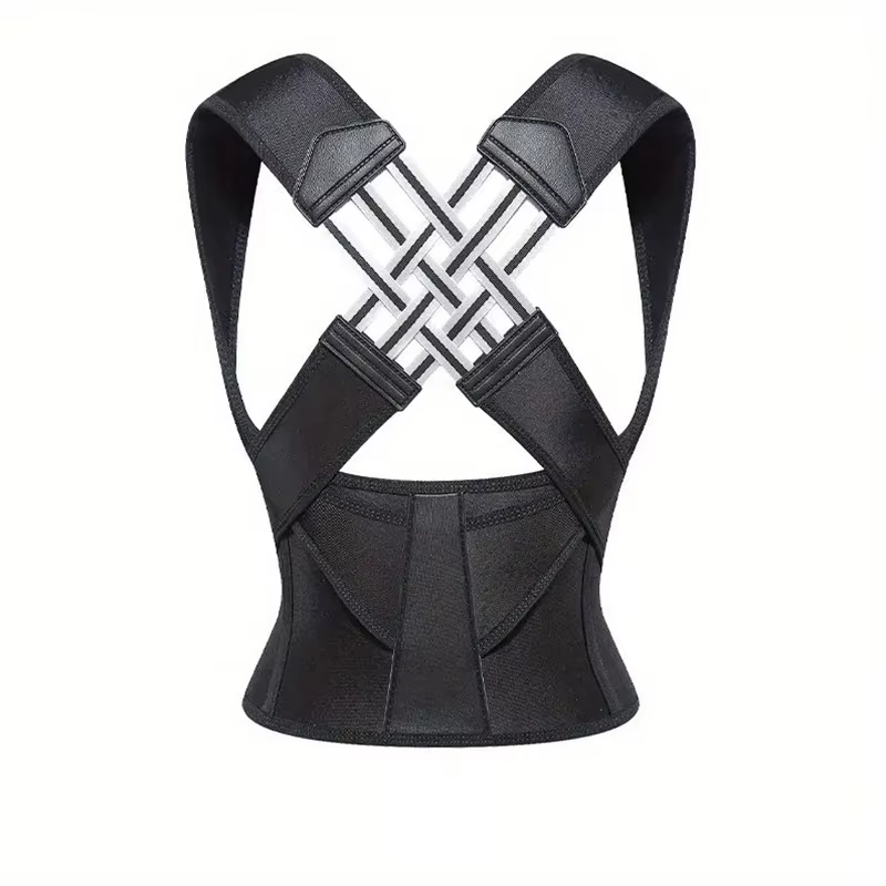 Correcteur de posture pour le dos, pour hommes et femmes, redresseur d'épaules réglable avec un sout