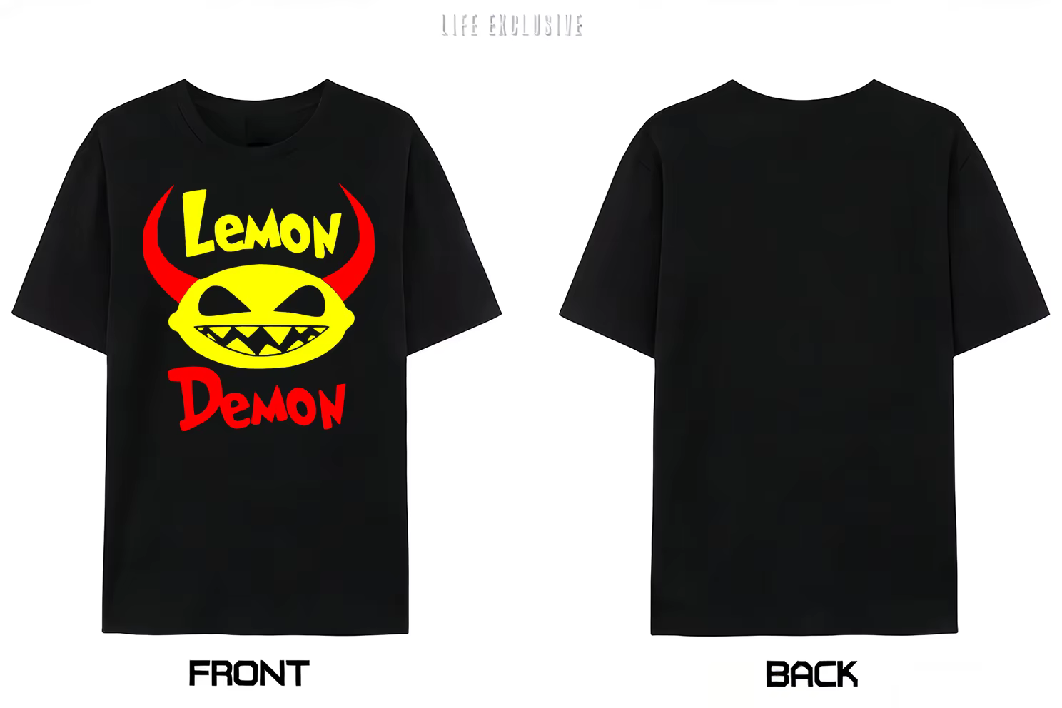 T-shirt graphique Lemon Demon, t-shirt décontracté à manches courtes avec motif Lemon Demon Meme pou