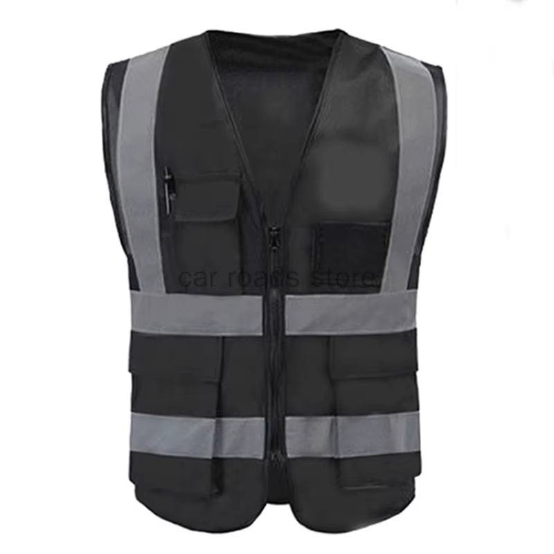 Gilets de sécurité de police à haute visibilité, veste de cavalier, maille respirante, tissu pour le