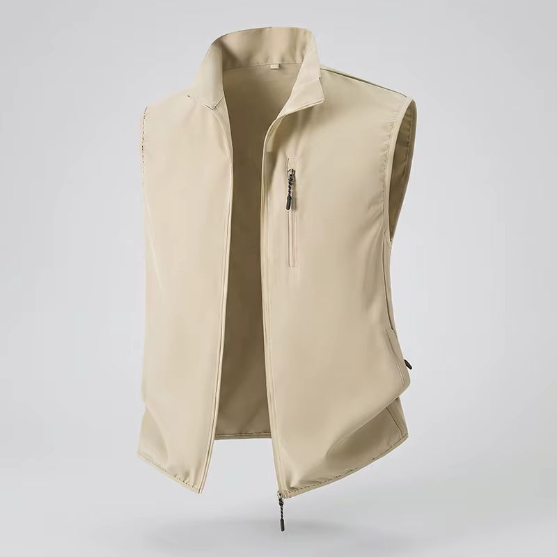Gilet de pêche pour homme, léger, respirant, multi-poches, gilet utilitaire, veste sans manches déco