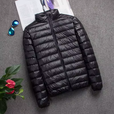 Nouveau automne et hiver doudoune hommes mode à capuche Super léger chaud mince manteau doudoune hom