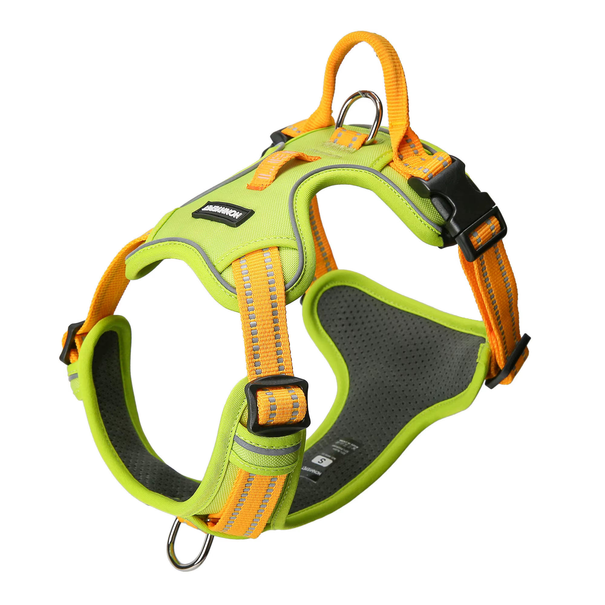 Harnais pour chien de type veste HONHYEPET HH9101, anti-traction, pour la promenade en extérieur, ad