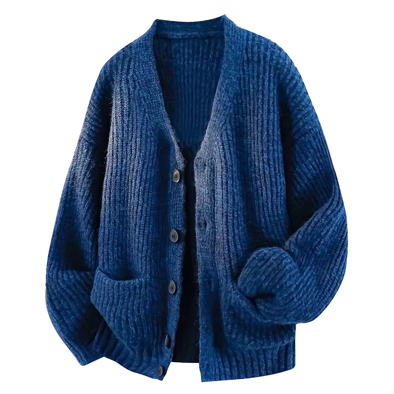 Cardigan en tricot pour homme, tendance, élégant, pour l'extérieur, sport, loisirs, coupe-vent, chau