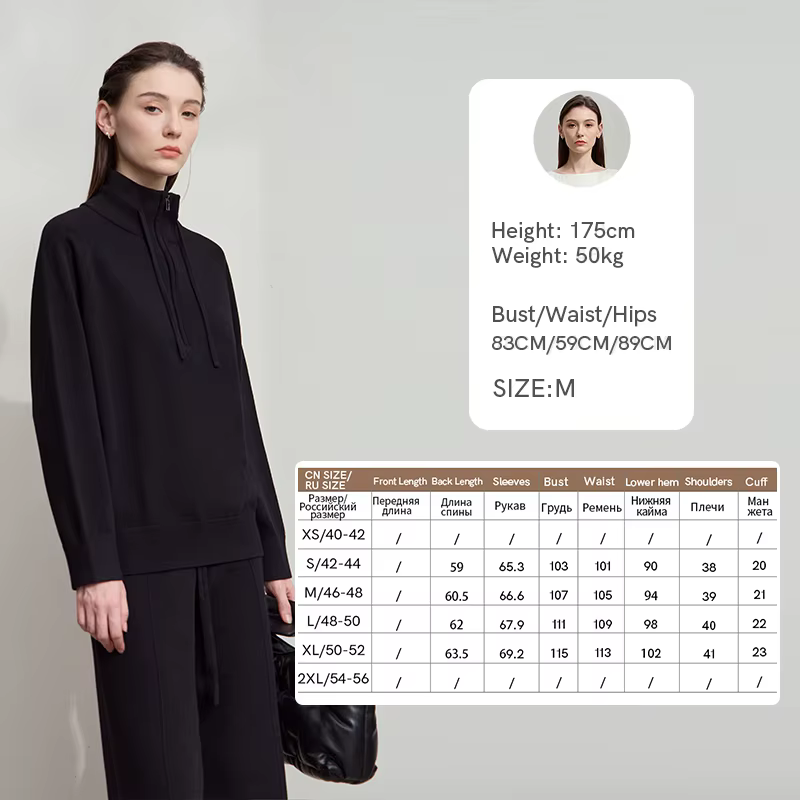 AMII femmes pull 2025 automne nouveau solide polyvalent haut femme col roulé pull décontracté à manc