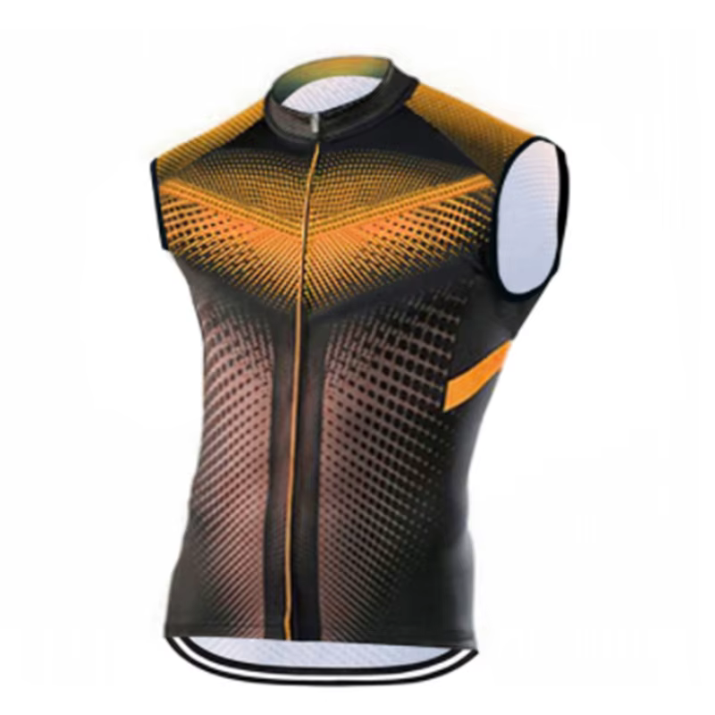 Gilet de cyclisme sans manches pour homme 2026 – Léger, respirant, en maille, pour VTT – Maillot de 
