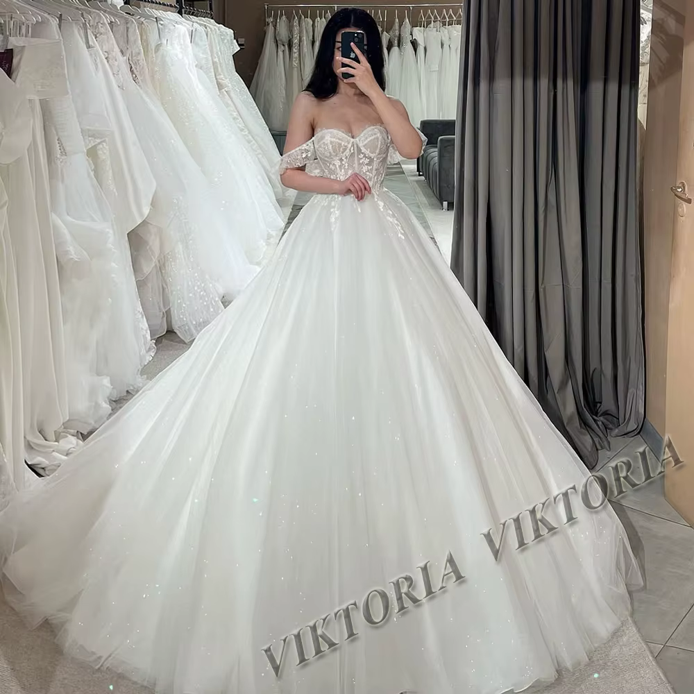 VIKTORIA-Robe de Mariée Moderne à Lacets pour Femme, Vêtement Personnalisé