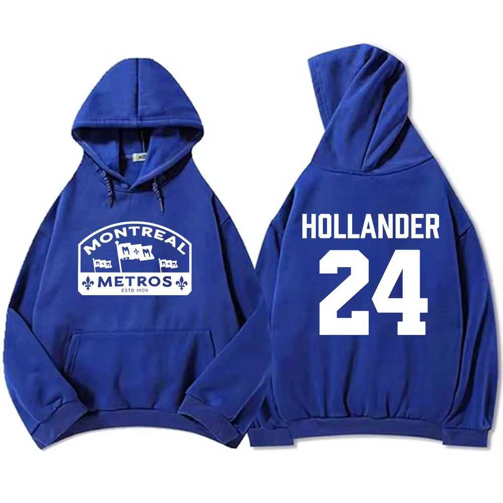 Shane Hollander 24 Llya Rozanov 81 Scott Hunter 21 sweat-shirt chauffé rénovation TV sweats à capuch