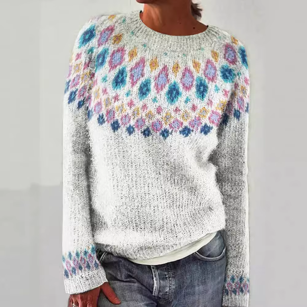 Nouveaux pulls européens et américains pour femmes, col rond, couleur assortie, ample, à la mode, pu