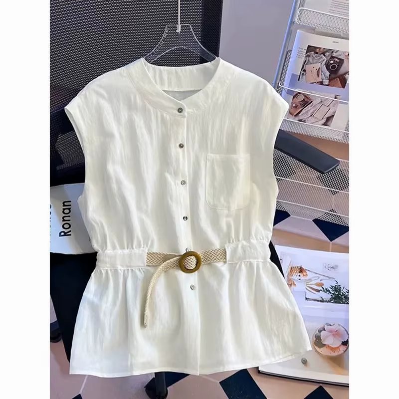 Nouveau style femmes gilet 2025 été décontracté mode Joker femme gilet tempérament confortable haute