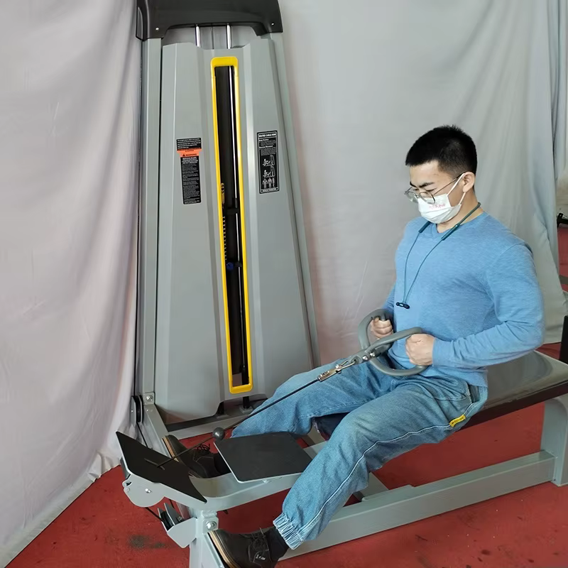 Équipement de gymnastique musculation entraînement musculaire broche chargée poulie horizontale assi
