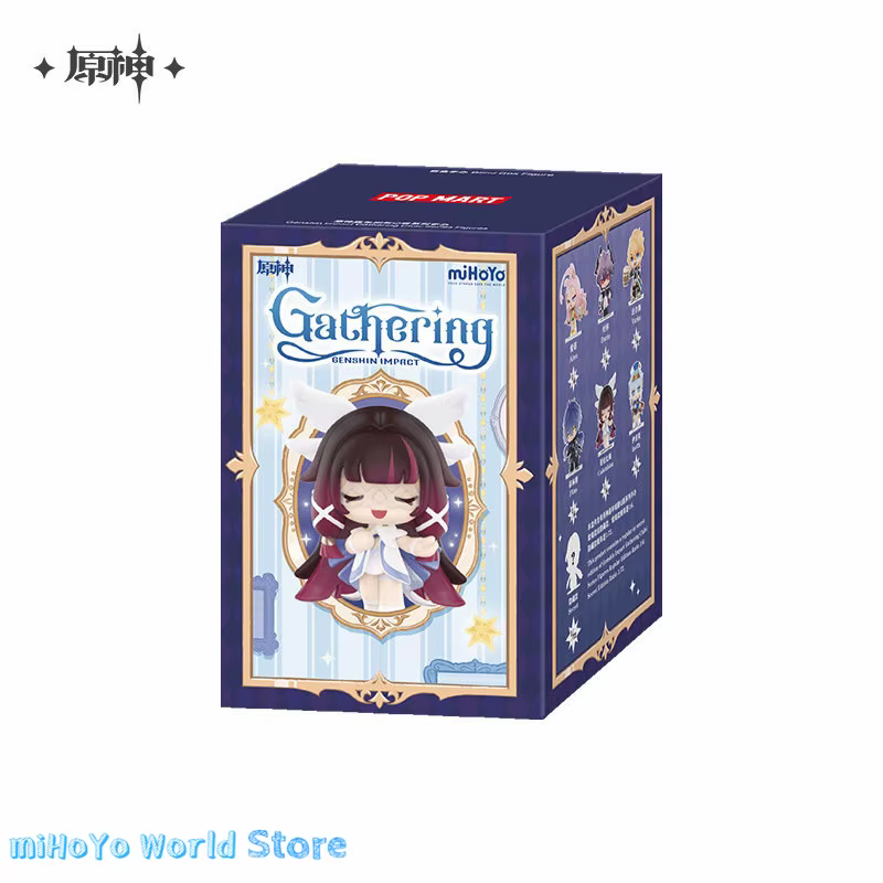 Genshin Impact Q version Figurine originale Flins Durin Varka Aino Columbina Ineffa Rerir Figurine m