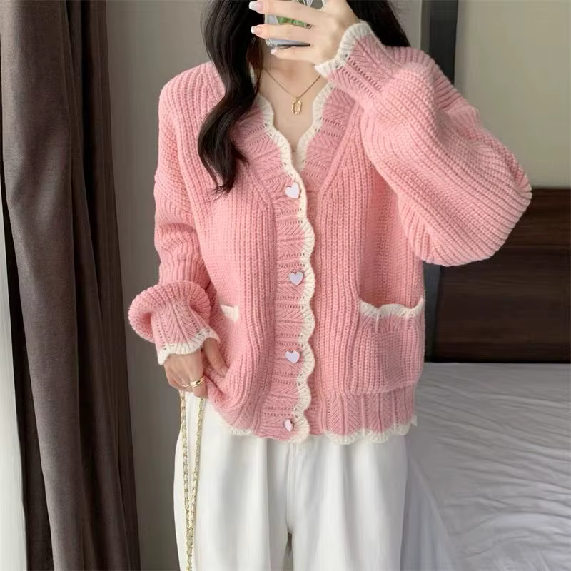Nouveau Cardigan Ample à Manches Longues pour Femme 2026 – Style Doux et Tendance