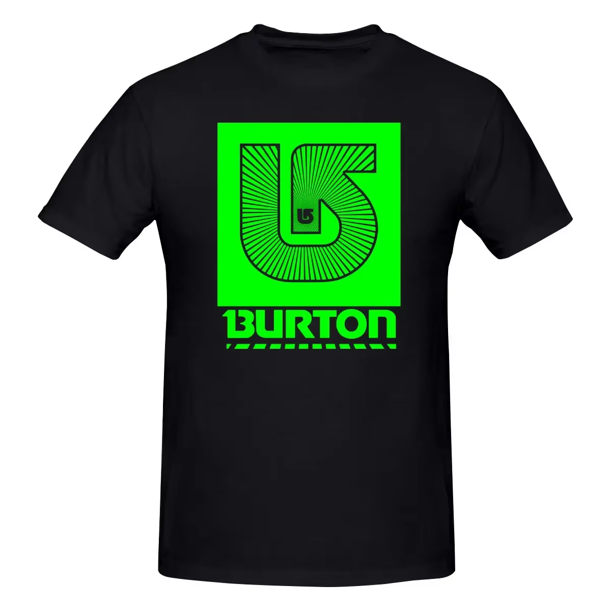 Burton snowboard vert Logo chemise T-shirt cadeau tendance Harajuku tout-Match