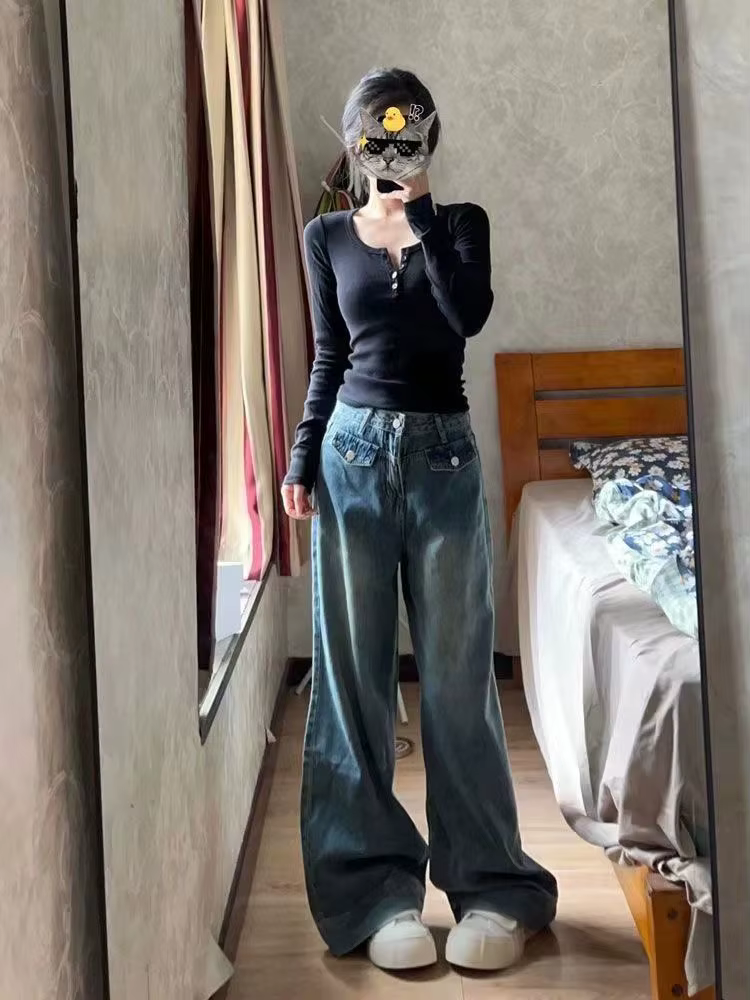 T-shirt à manches longues en velours allemand pour femme, bouton Maillard, chemise moulante, superpo