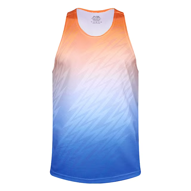 Gilet de sport pour hommes, course à pied Marathon, sans manches, débardeur à séchage rapide, maillo