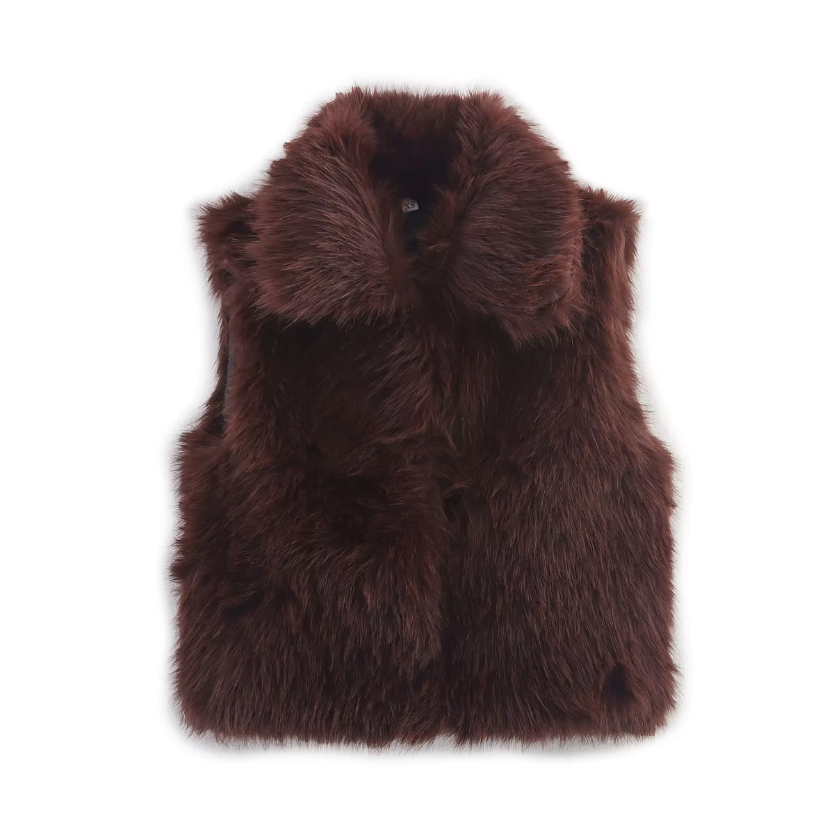 Gilet intégré en fourrure pour femmes, nouveau gilet à la mode, 2026