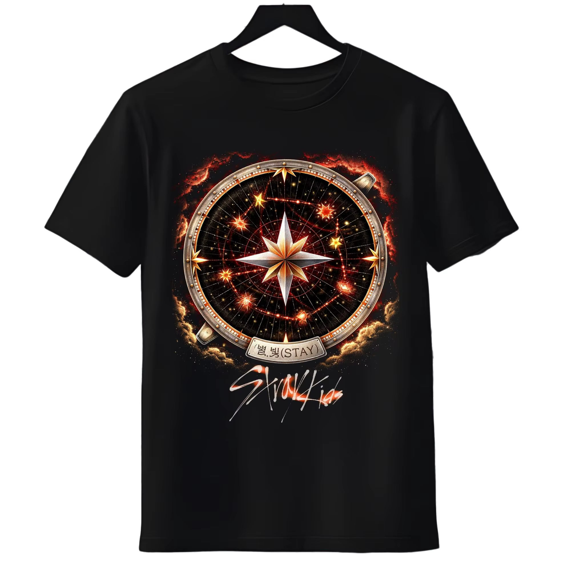 T-shirt pour fans du 8ème anniversaire des Stray Kids, vêtements d'été en coton pour hommes et femme