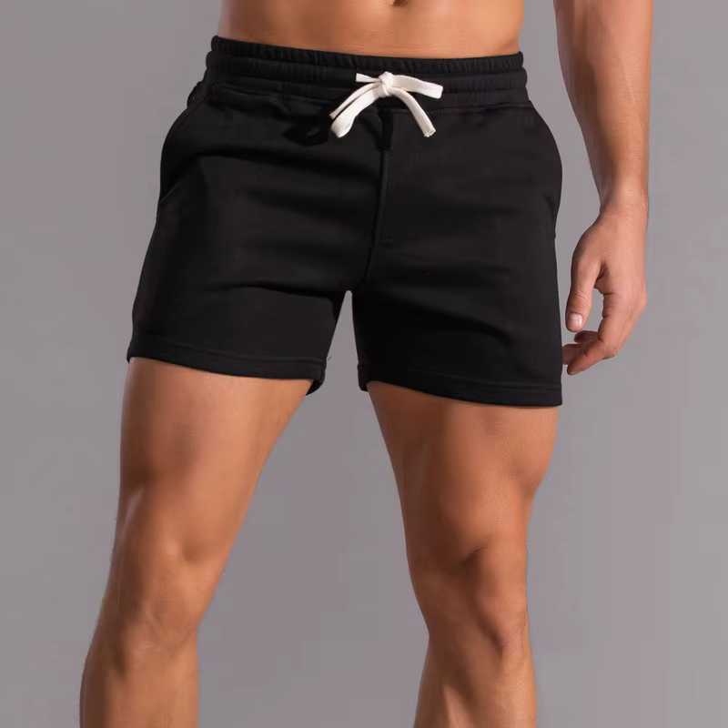 Shorts d'été décontractés en coton pour hommes, shorts de basketball oversize, shorts de sport et de