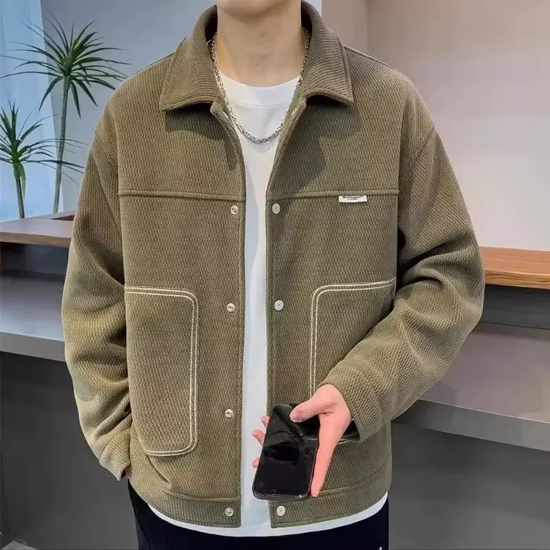 Veste pour hommes de haute qualité homme manteau élégant printemps automne marques originales pas ch