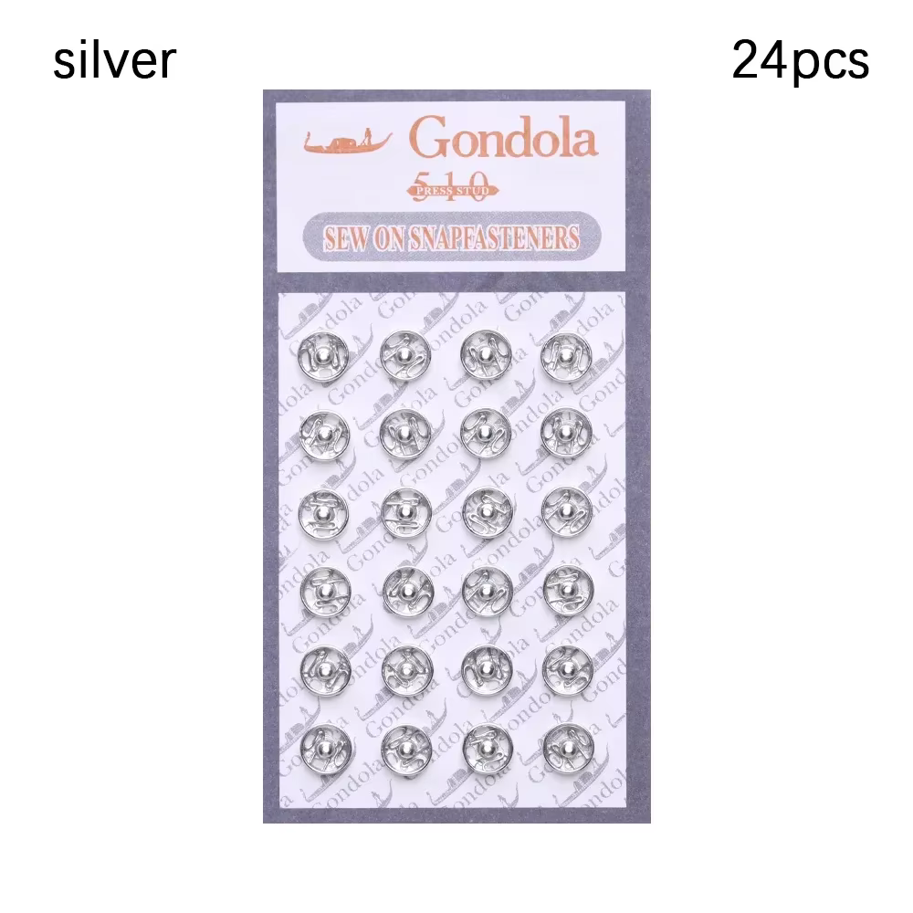Mini bouton en métal invisible pour vêtements au beurre, accessoires de couture faits à la main, 1/6
