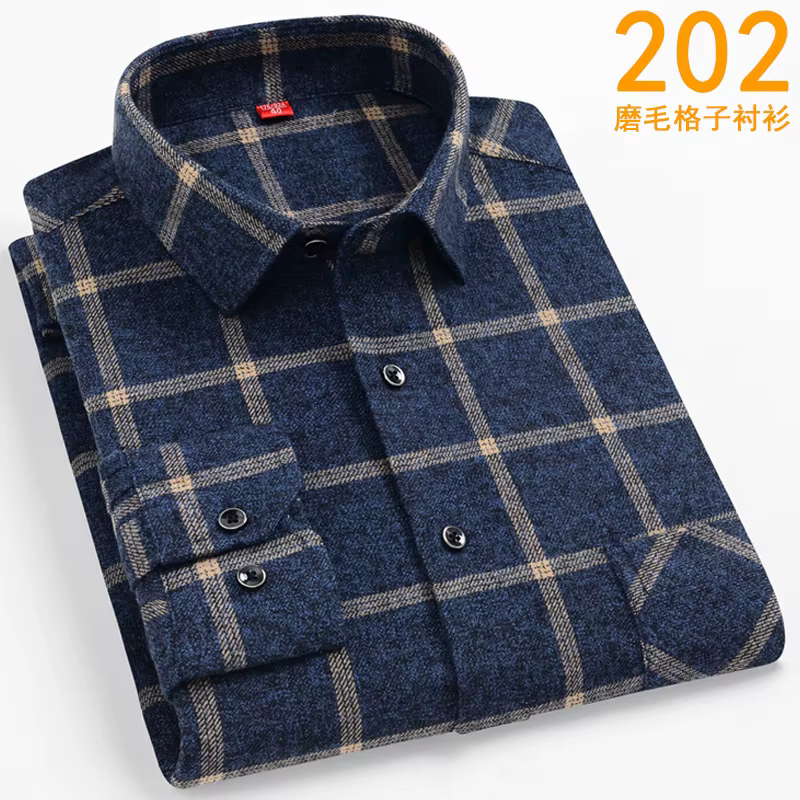 Chemise à carreaux en coton à manches longues pour hommes, Style printemps-automne, décontracté, res