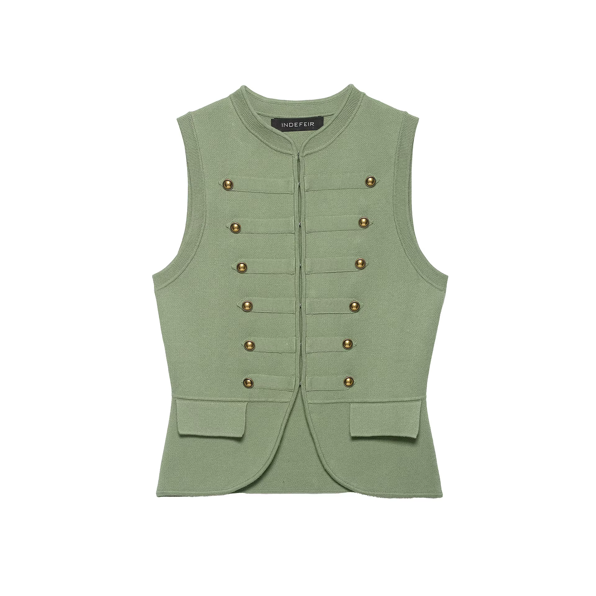 Gilet tricoté décontracté pour femme, style confortable pour le quotidien, avec décoration en nœud,