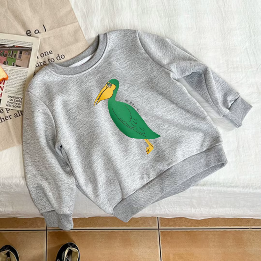 Pulls chauds d'hiver 2026 pour filles, sweats en polaire épais pour enfants, hauts à motifs de dessi
