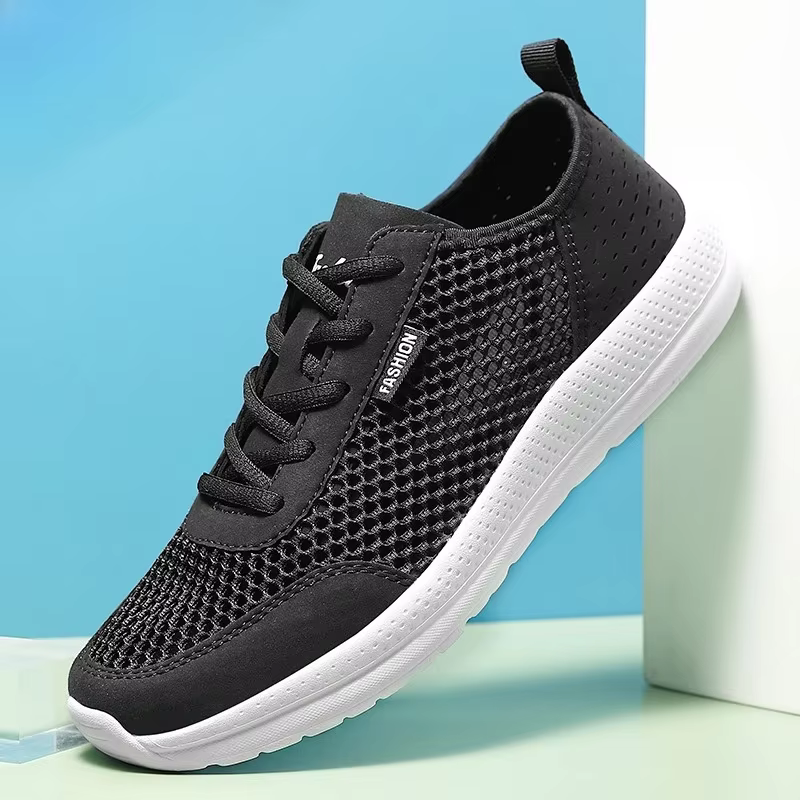 Baskets d'été en maille pour hommes, chaussures de course légères et respirantes pour hommes