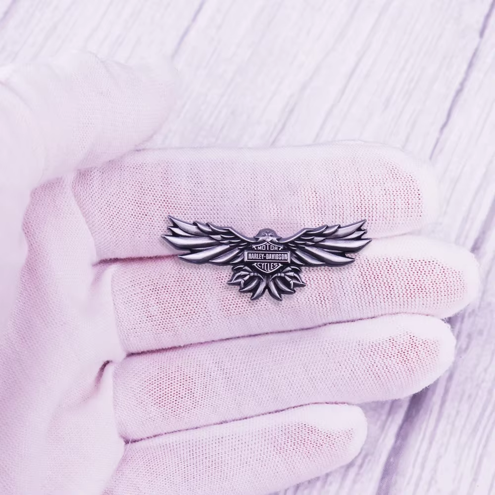 Broche en métal rétro avec Badge d'aigle, accessoires de mode
