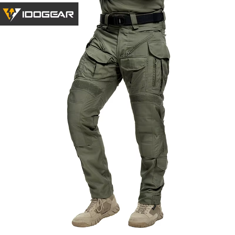 Pantalon de combat robuste IDOGEAR G5, coupe 3D, anti-déchirure, hydrofuge, multi-poches, pantalon t
