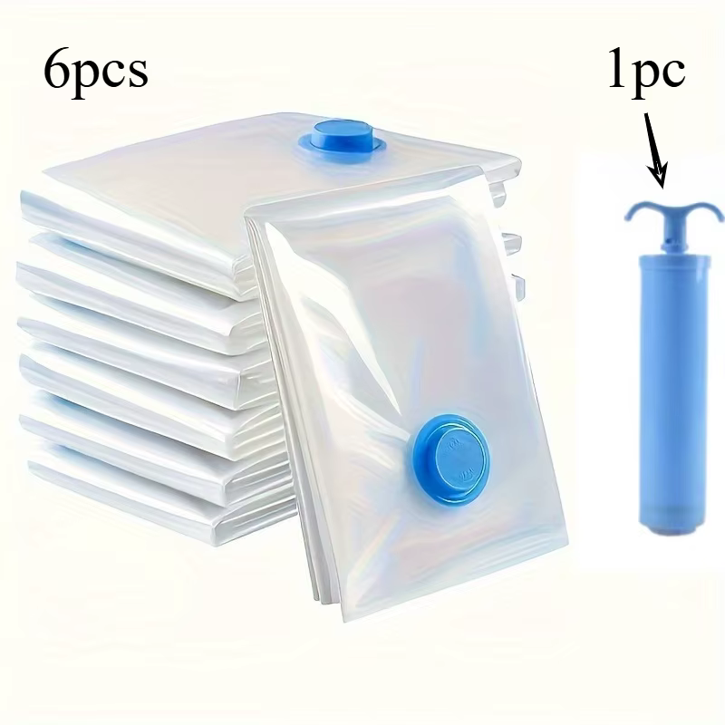 Sac de rangement sous vide avec pompe manuelle | Sac de voyage portable pour vêtements, couverture