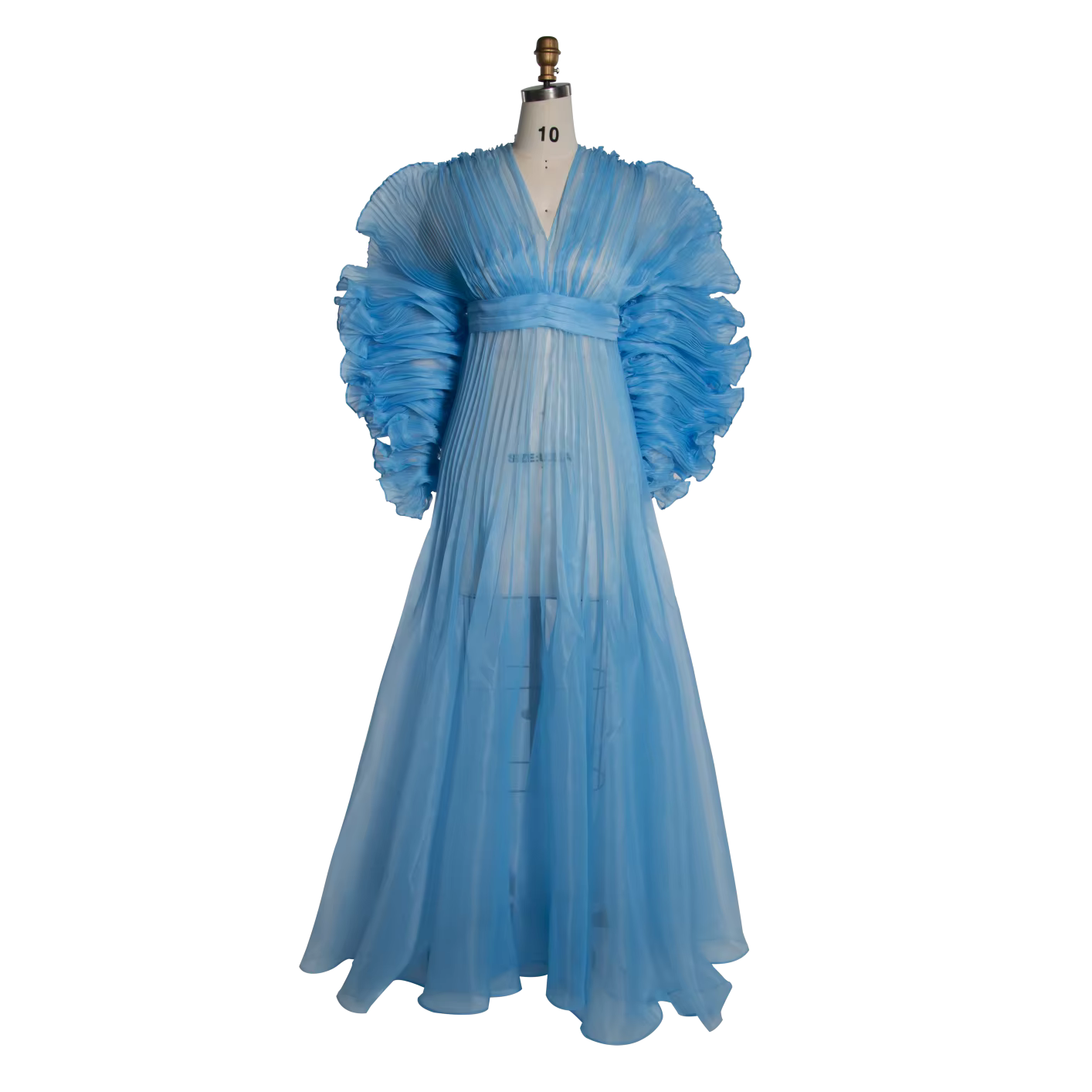Robes de maternité en organza plissé à col en V pour séance photo, robe longue de grossesse pour séa