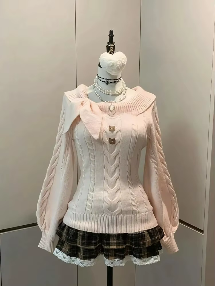 Pull de Noël Slim Fit pour femme, pull décontracté, manches longues, rouge, Y2k, vêtements vintage, 