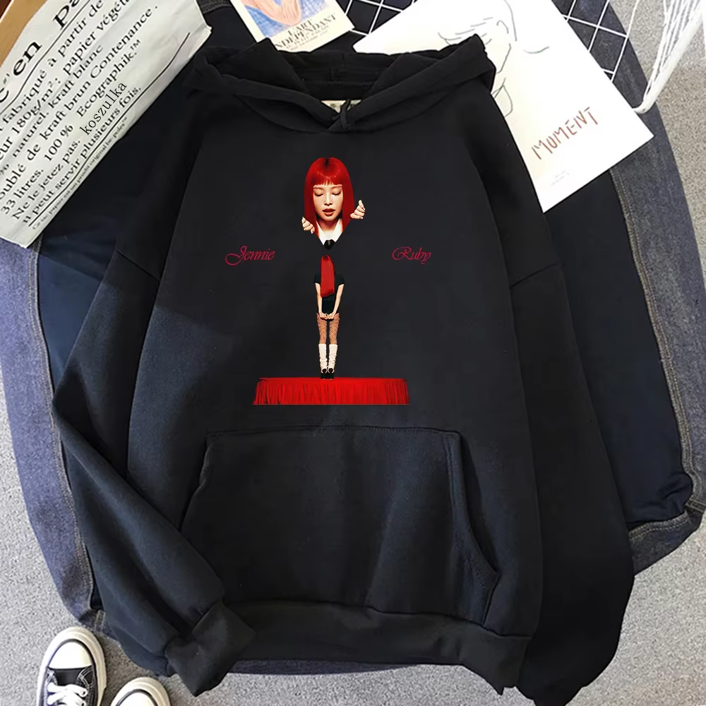 2025 Jennie Ruby sweat à capuche mode hommes et femmes sweat à capuche Harajuku vêtements esthétique