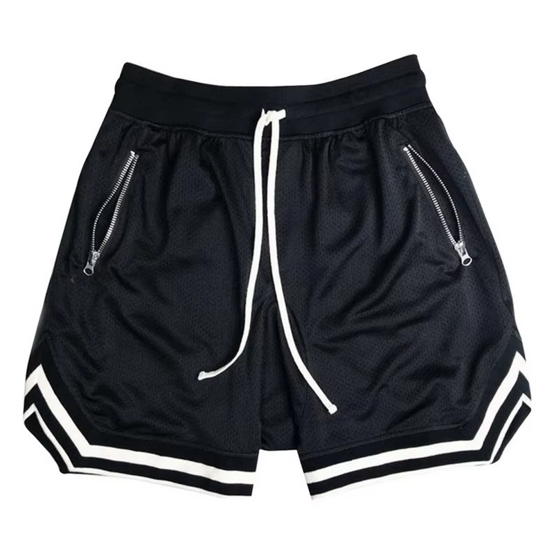 Short de sport en maille pour hommes, séchage rapide, ample, entraînement musculaire, pour l'été, Fi
