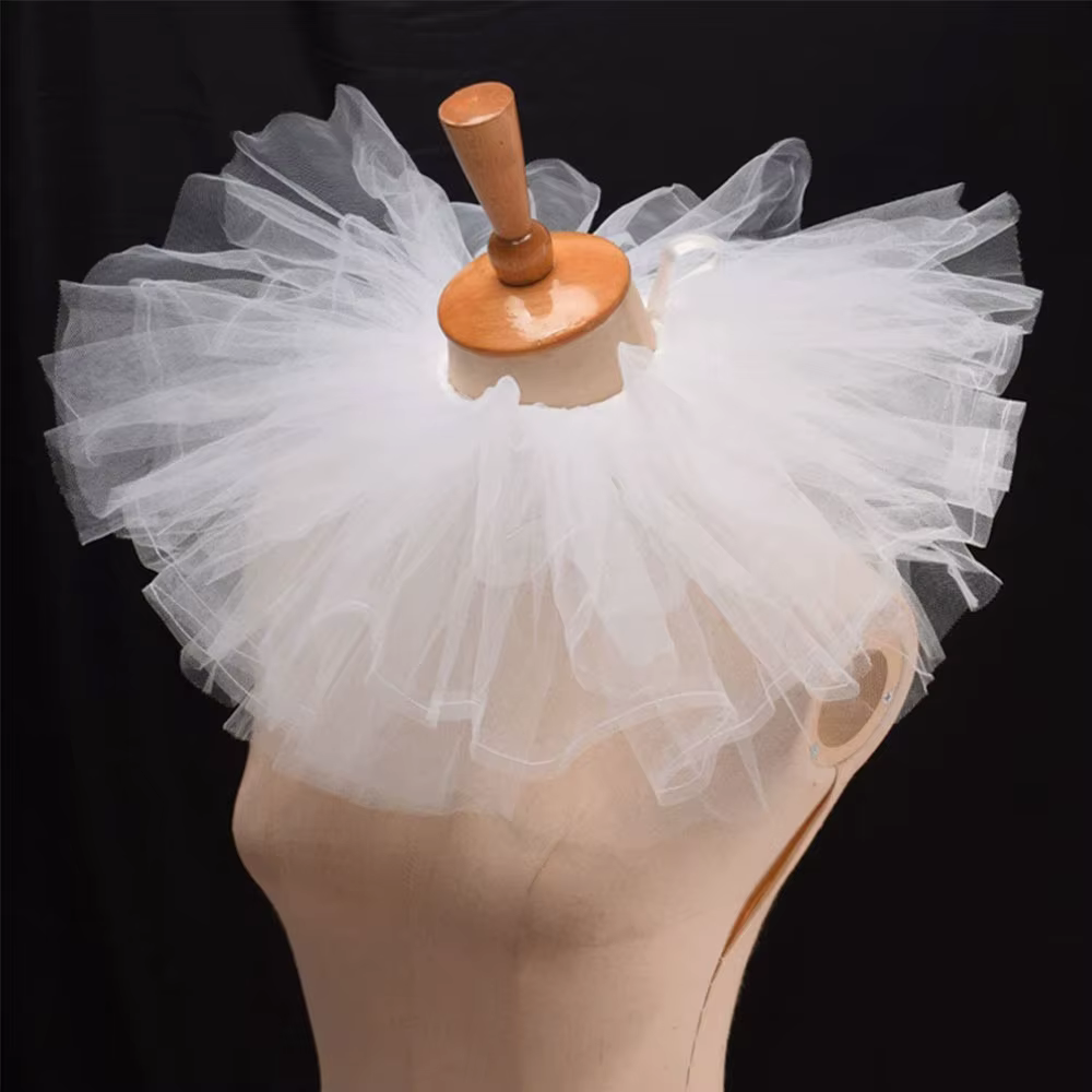 Faux col Jabot victorien en dentelle à volants pour adultes, poignée amovible, accessoire steampunk,