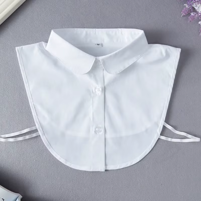 Faux col détachable pour femmes et filles, chemises Dickey, demi-chemisier, hauts Dickey, couleur un