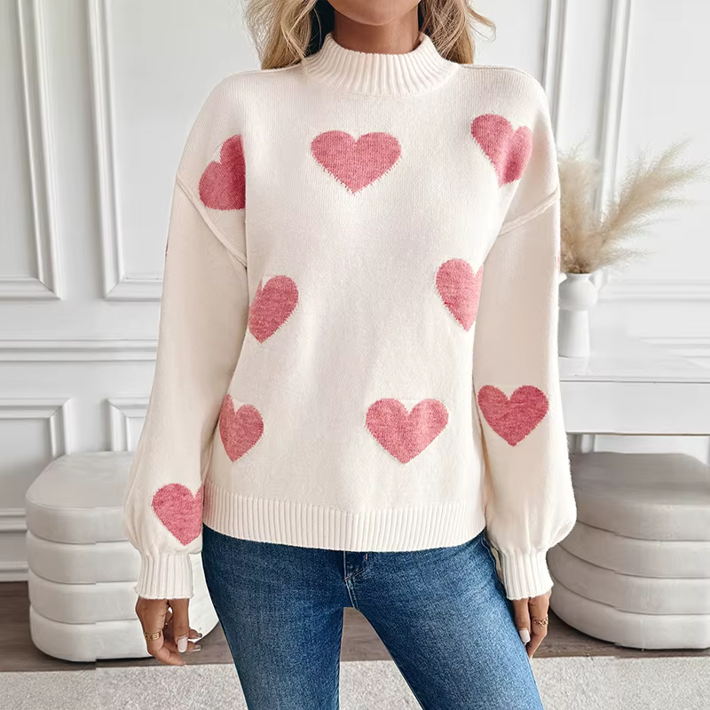Nouveau Pull d'amour pour l'automne et l'hiver 2025, pull à capuche à manches longues frais et doux