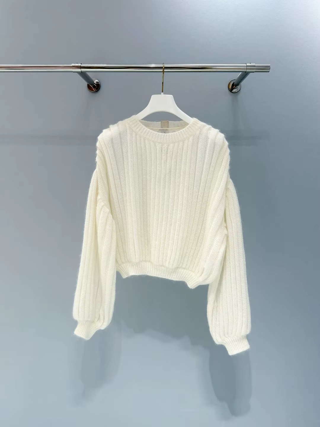26 début du printemps femmes à la mode nouveau pull à manches longues tricoté à manches lanternes