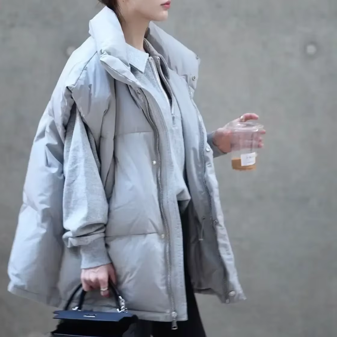 Couleur unie fermeture éclair femmes gilets assez chaud froid Demi-saison dame rembourré coton Gilet