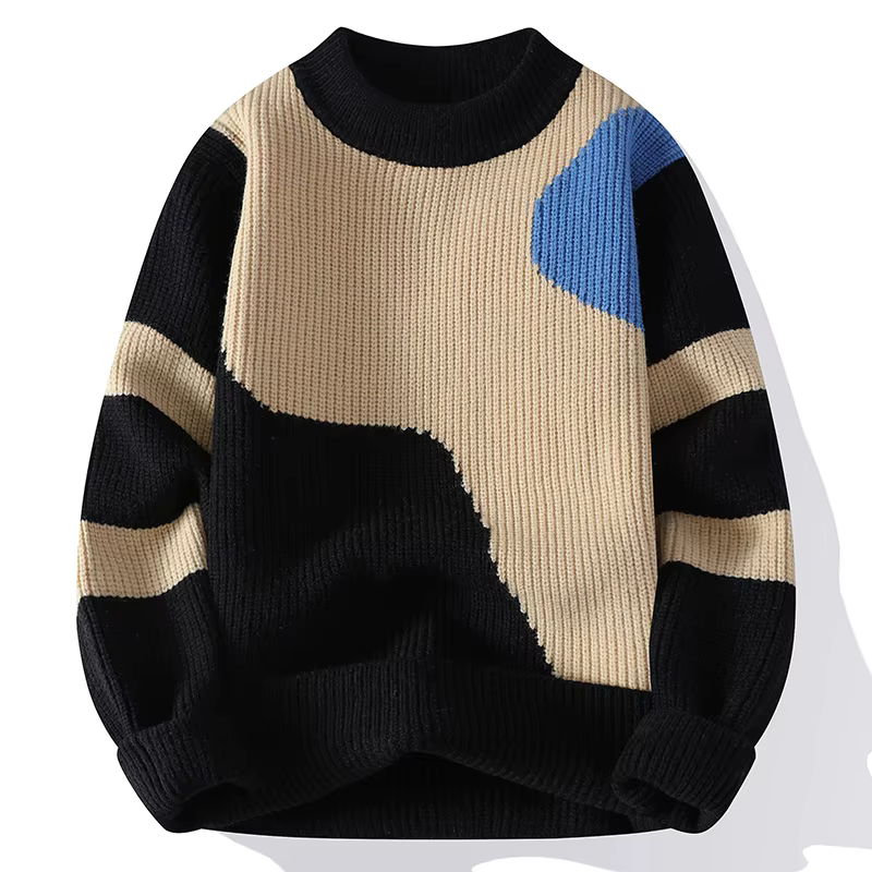 Pull tricoté automne mode pull homme pull hommes Streetwear décontracté tricot hommes pulls printemp