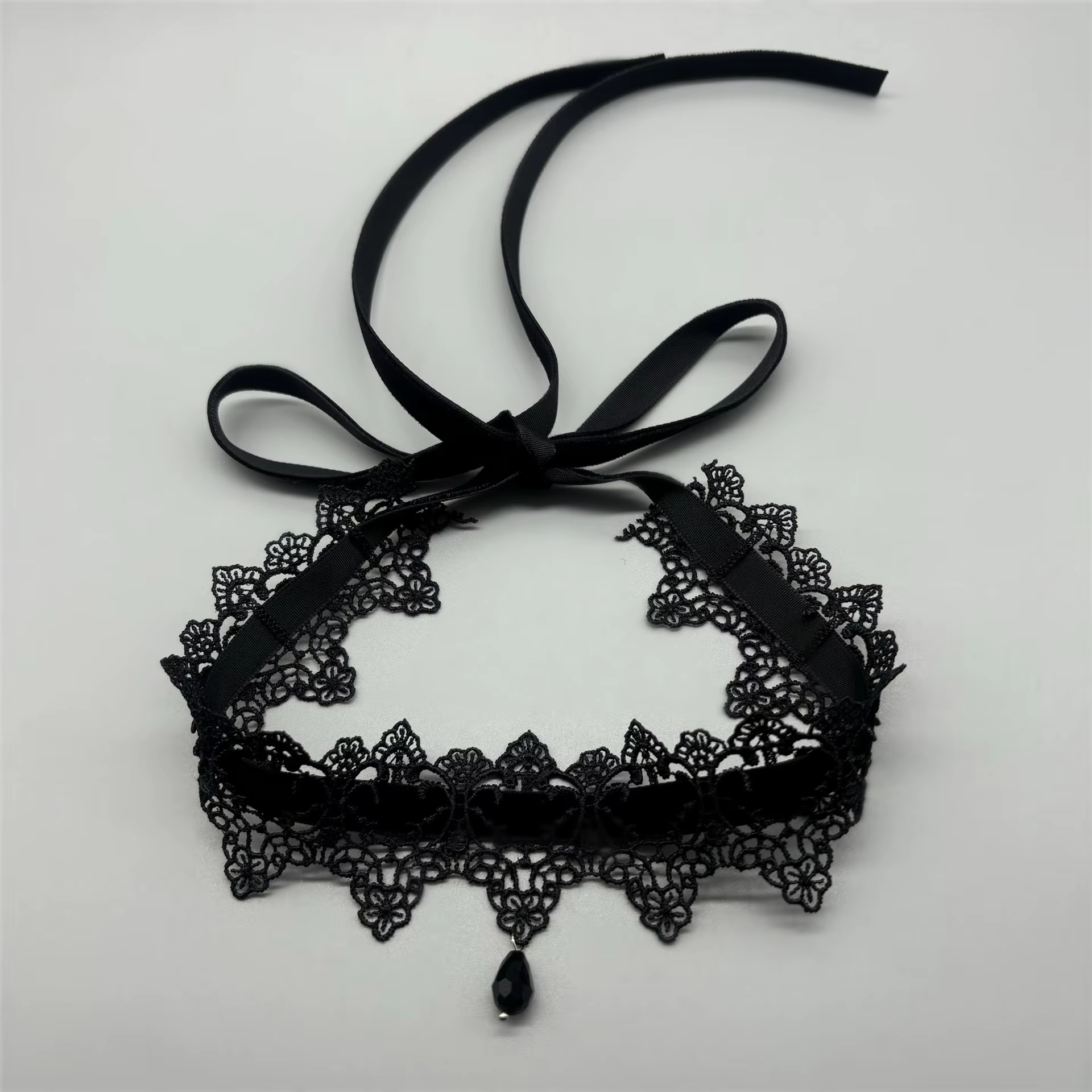 Nouveau Collier Sexy en Dentelle Florale 2026 pour Femme, Collier Ras-du-Cou Gothique Punk en Velour