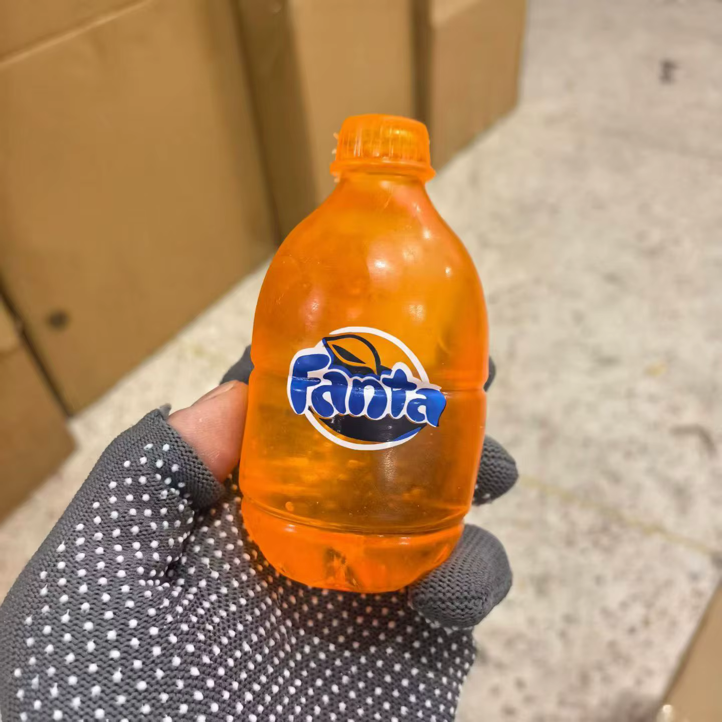 Jouet sensoriel anti-stress NeeDoh en forme de bouteille de soda, cube de glace à presser, jouet ant