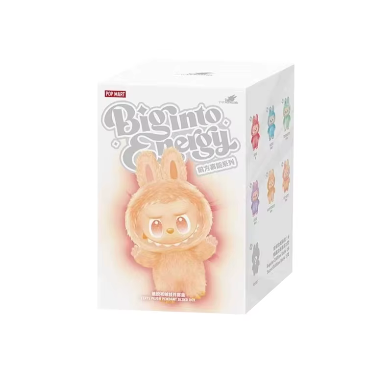Peluche Labubu 3.0 Big into Energy authentique - Jouet de collection souple Pop Mart Officiel Blind