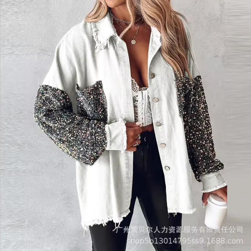 Manteau Cardigan Élégant pour Femme, Vêtement d'Extérieur à Simple Boutonnage, Combinaison de Chemis