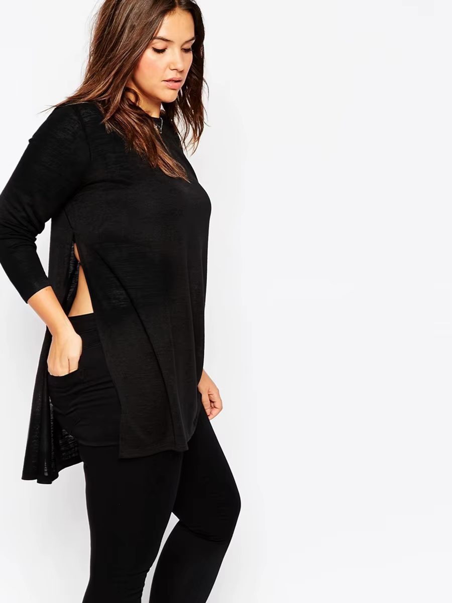 Sweat-shirt à manches longues pour femmes, grande taille, élégant, printemps automne, tunique pour f
