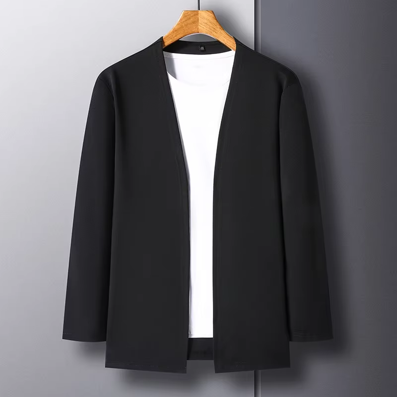 Veste Cardigan à manches longues pour hommes, haut tendance décontracté, nouvelle collection