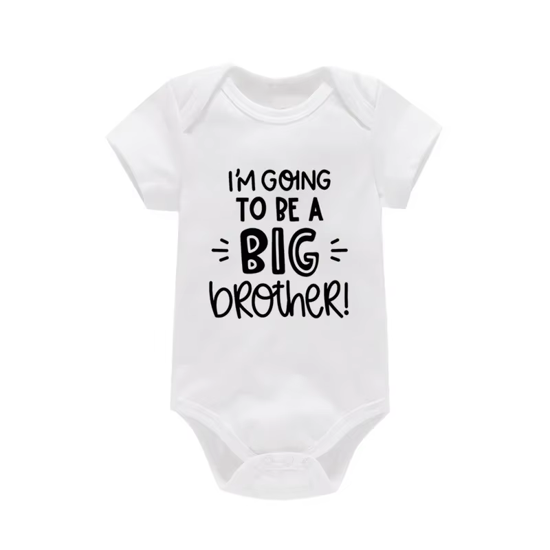 Combinaison pour bébé « Je vais être un grand frère » pour l'annonce de grossesse, vêtements pour no