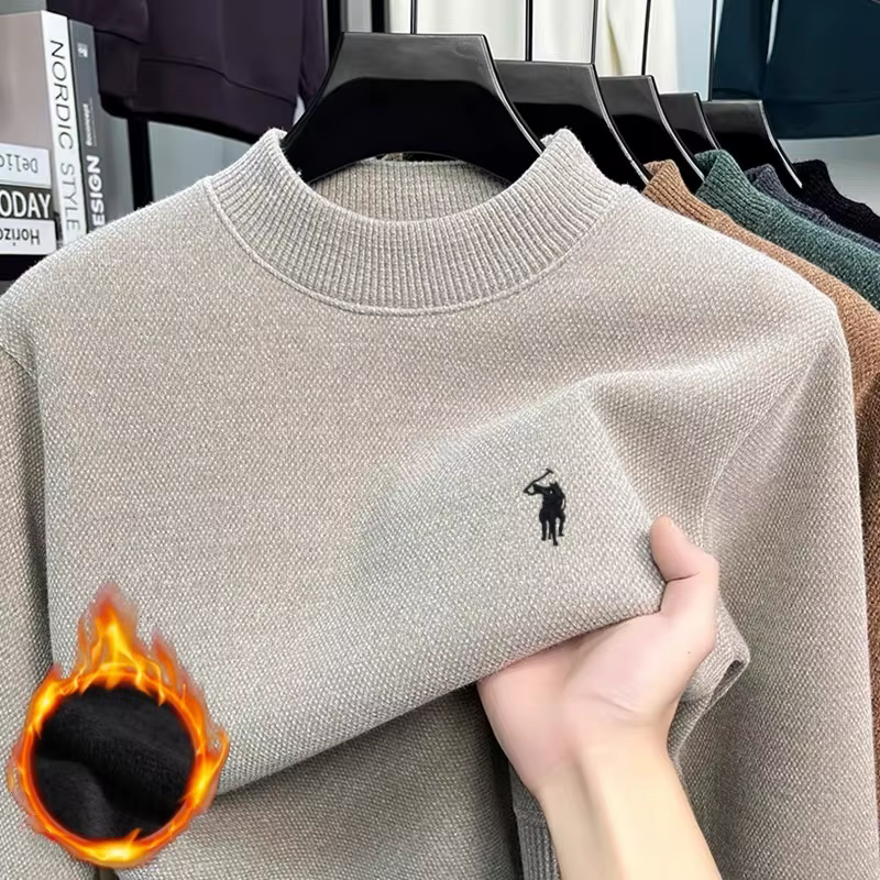 Pull-over en tricot à col rond pour homme, nouvelle collection haut de gamme, marque de mode classiq